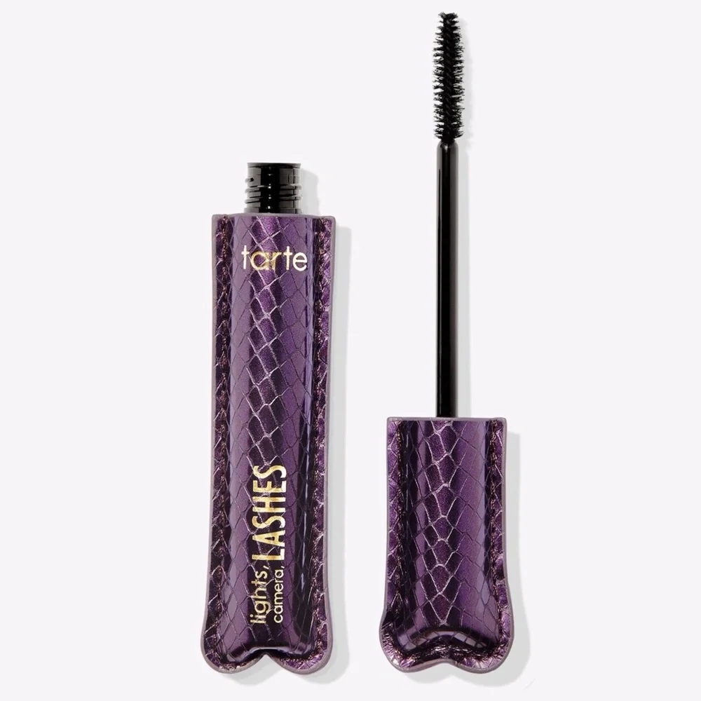 Tarte Lights Camera Lashes 4-in-1 Vegan Mascara Black Full Size NIB